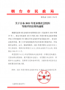 关于公布2021年度市级社会组织等级评估结果的报告